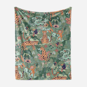 Jungle Animal Pattern Blanket