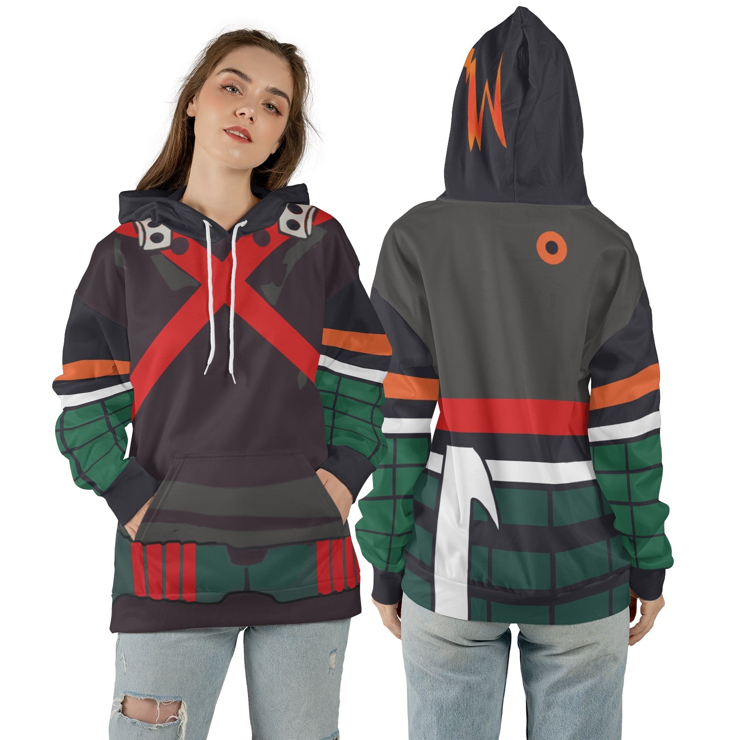 Bokugo My Hero Pullover Hoodie