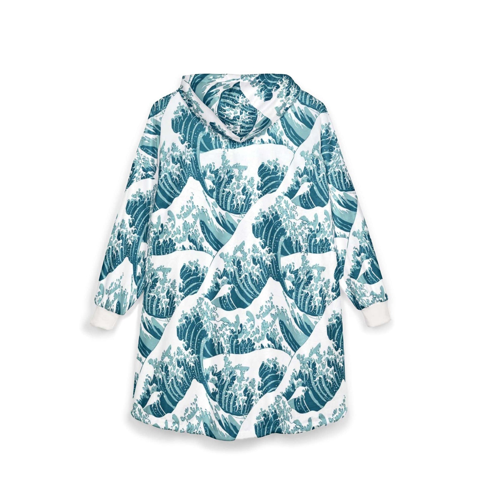 Waves of Kagava Oversized Blanket Hoodie