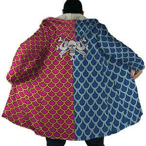 Kaido King of The Beasts Dragon Scale Hooded Cloak Coat