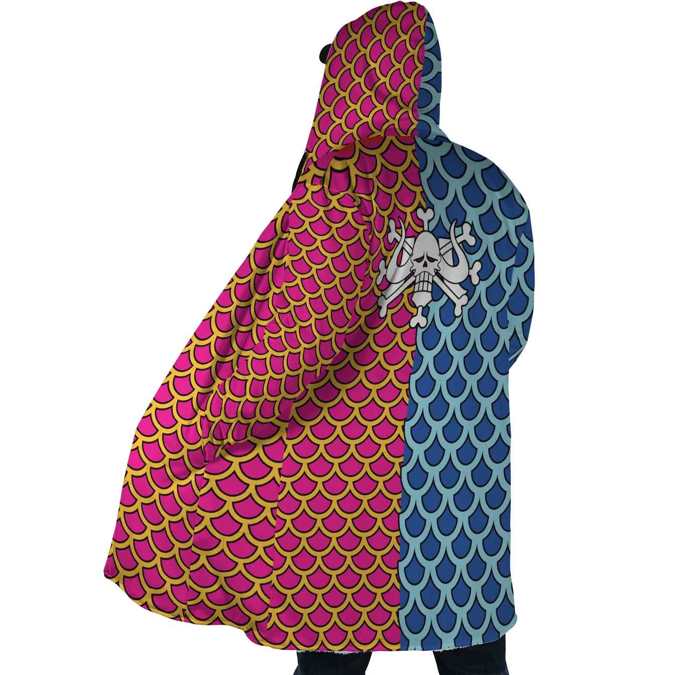 King of The Beasts Dragon Scale OP Hooded Dream Cloak Coat