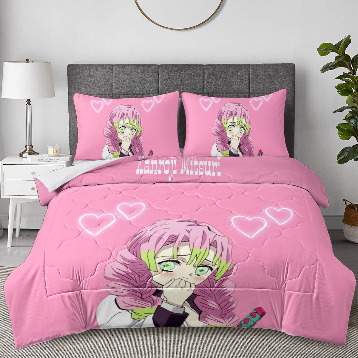 Love Pillar Kawaii Comforter Set