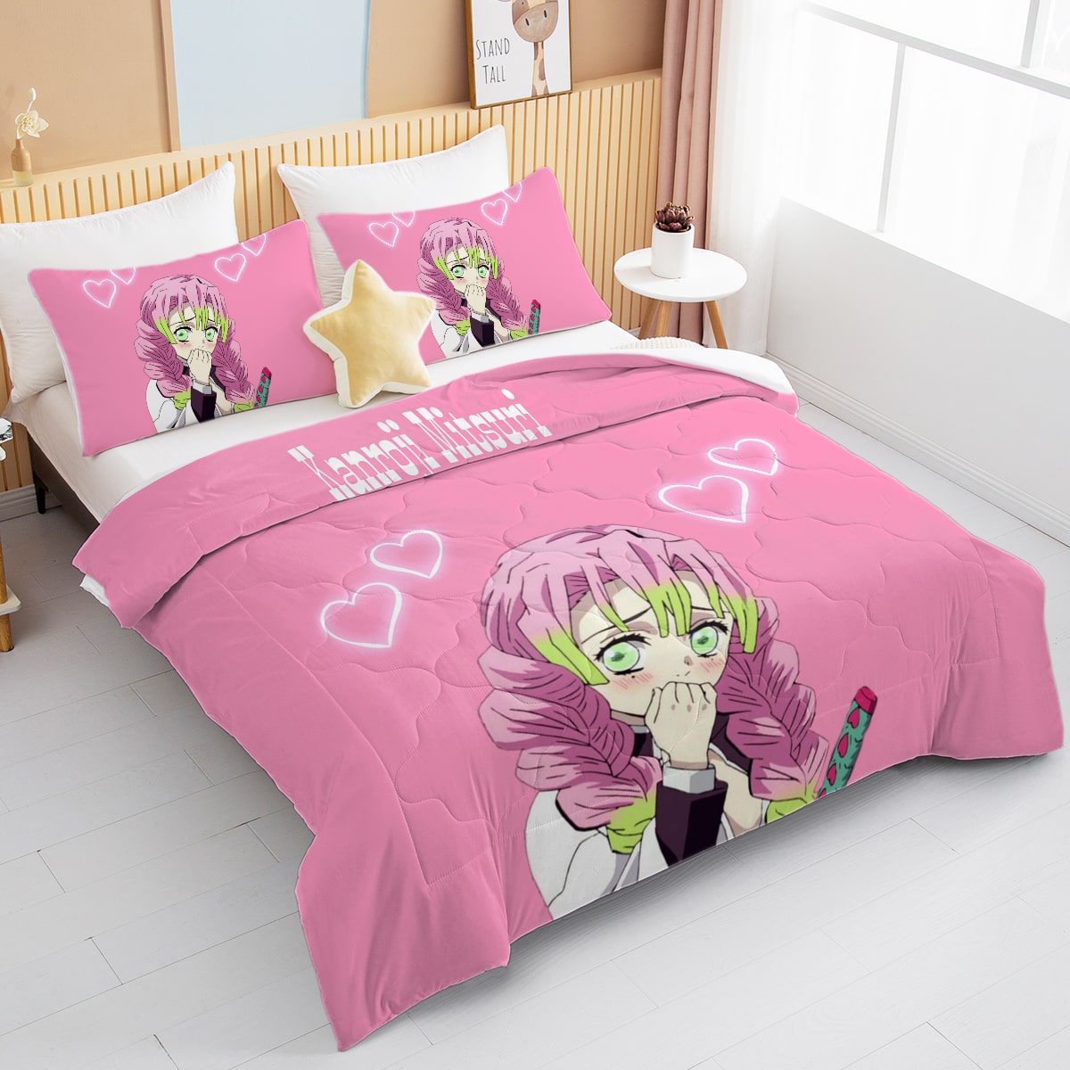 Love Pillar Kawaii Comforter Set