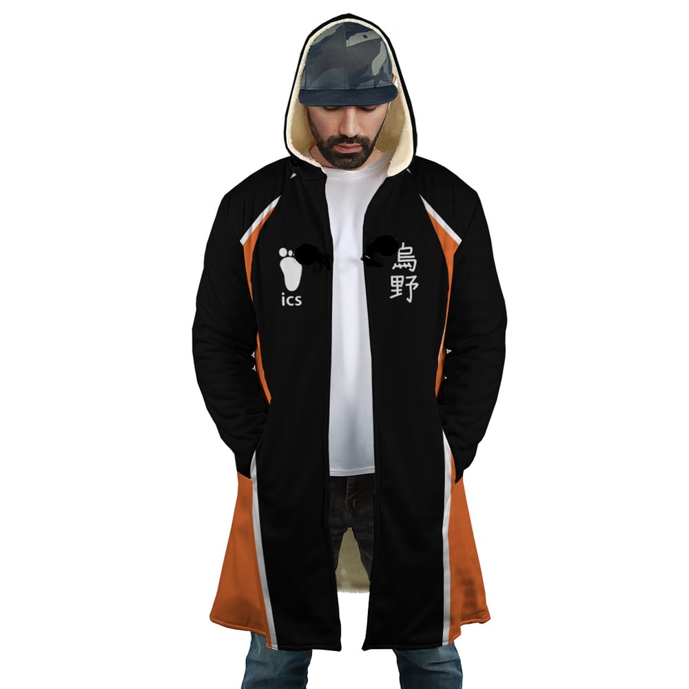Hinata High School V.B.C Hooded Cloak Coat