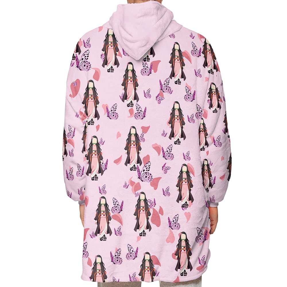 Kawaii Half Demon Blanket Hoodie