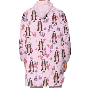 Kawaii Half Demon Blanket Hoodie