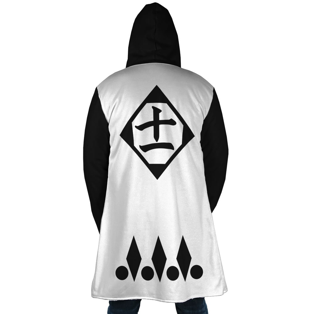 Kenpachi Zaraki Classic Fleece Hooded Cloak Coat