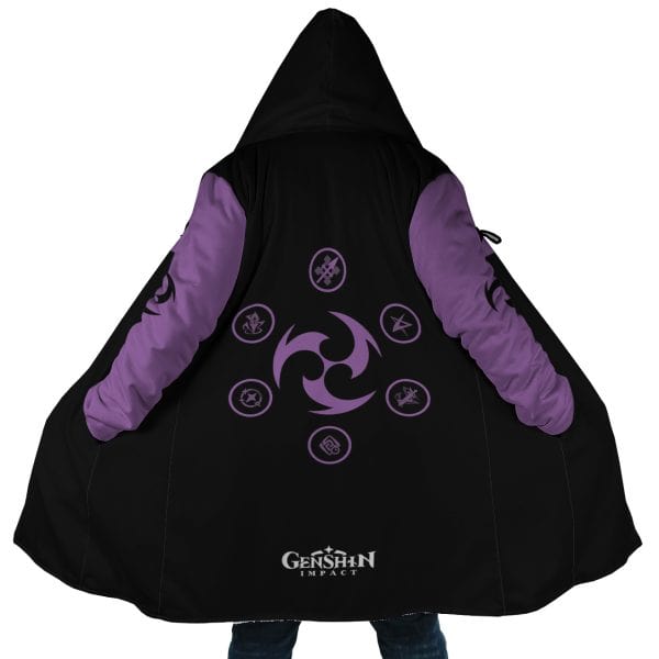 Keqing Hooded Cloak Coat