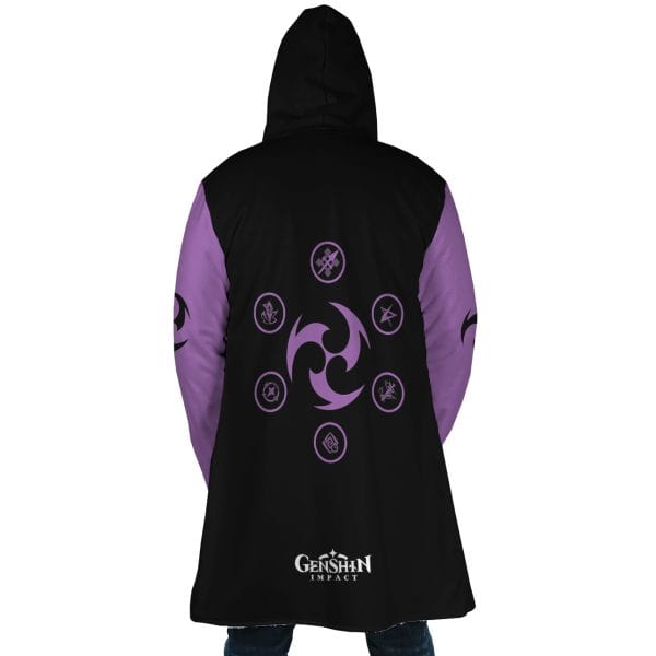 Keqing Hooded Cloak Coat