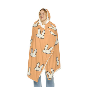 Ryuko Cute Bunny Pattern Snuggle Blanket
