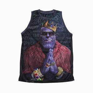 King Thanos Rap Style Hip Basketball Jersey