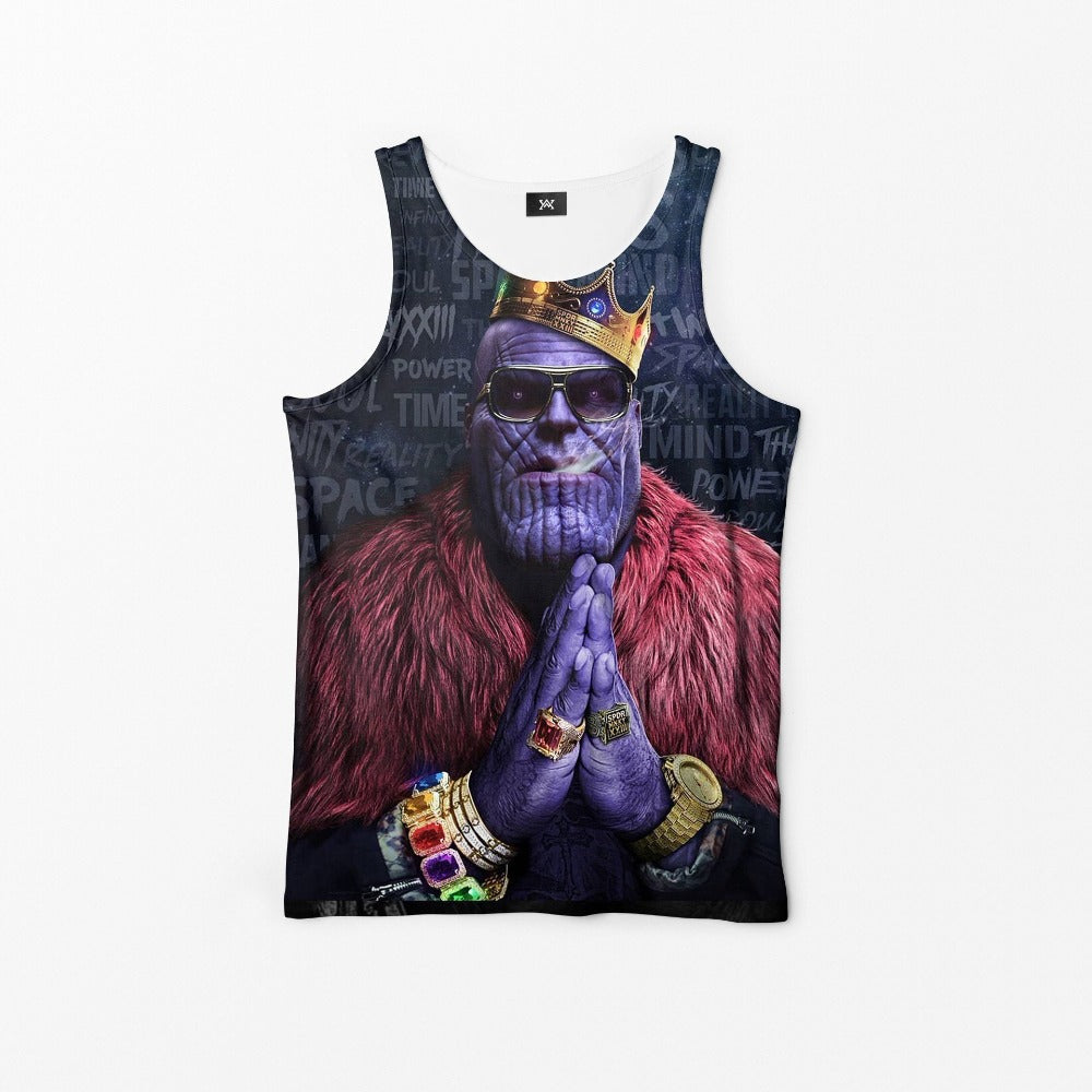 King Thanos Rap Style Hip Hop Tank Top