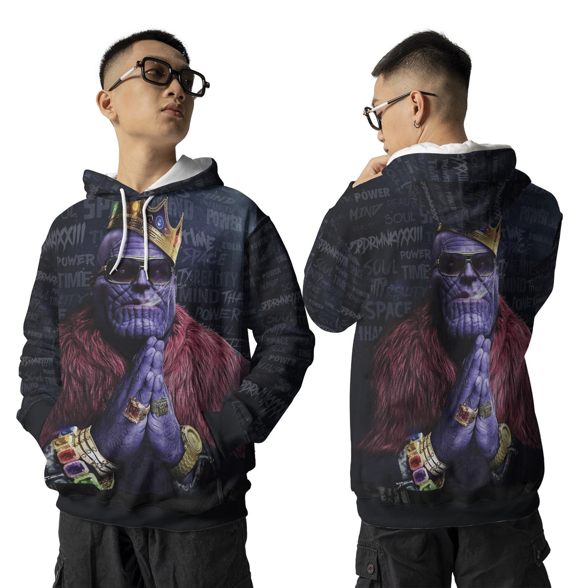 King Thanos Rap Style Hip Hop Thanos Infinity War Thanos Hoodie