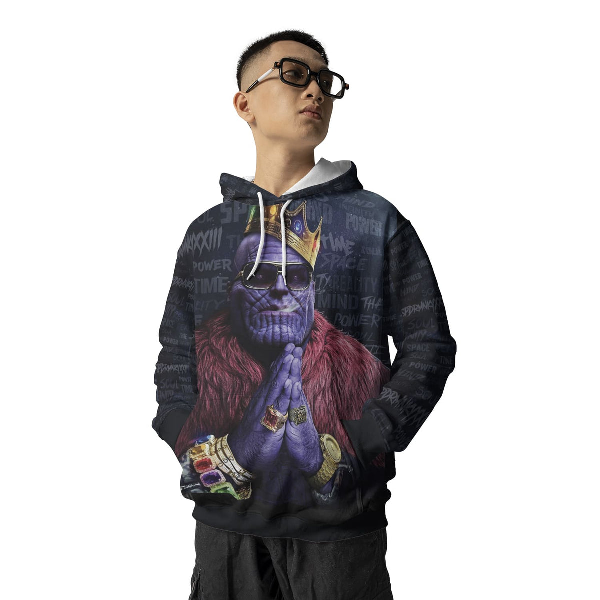 King Thanos Rap Style Hip Hop Thanos Infinity War Thanos Hoodie