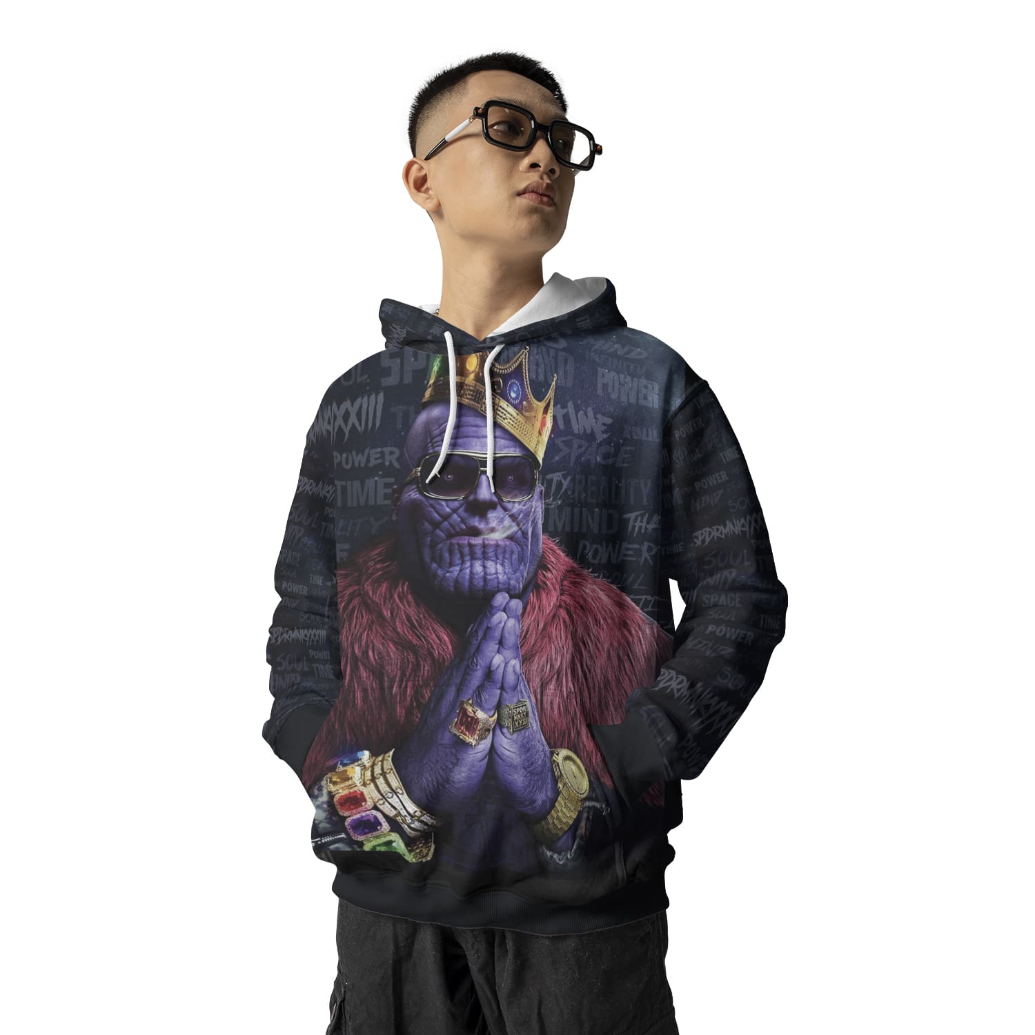 King Thanos Rap Style Hip Hop Thanos Infinity War Thanos Hoodie