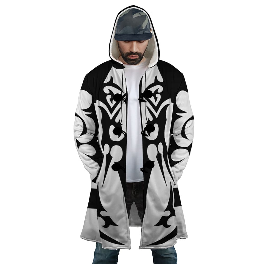 Kingdom of Hearts Classic Look Fleece Hooded Cloak Coat