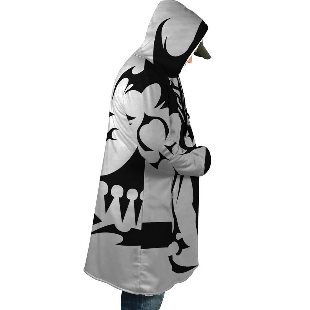 Kingdom of Hearts Classic Look Fleece Hooded Cloak Coat