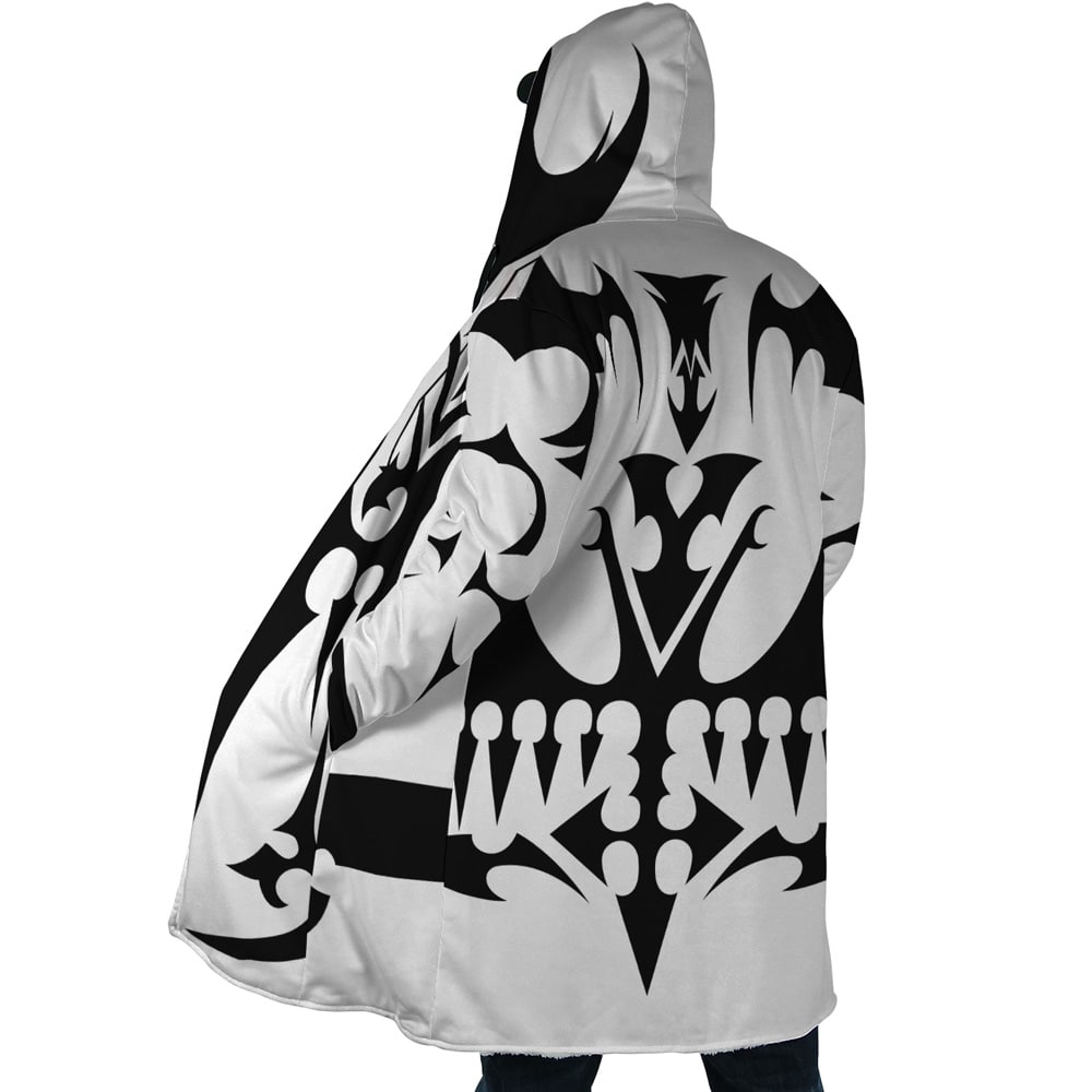 Kingdom of Hearts Classic Look Fleece Hooded Cloak Coat