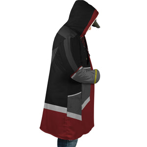 Kingdom of Hearts Sora Fleece Hooded Cloak Coat