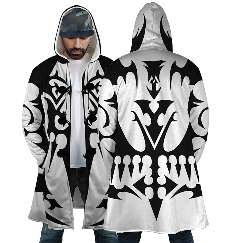 Kingdom of Hearts Classic Look Fleece Hooded Cloak Coat