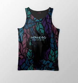 Sword Art Online Kirito Kazuto Premium Stitched SAO Tank Top