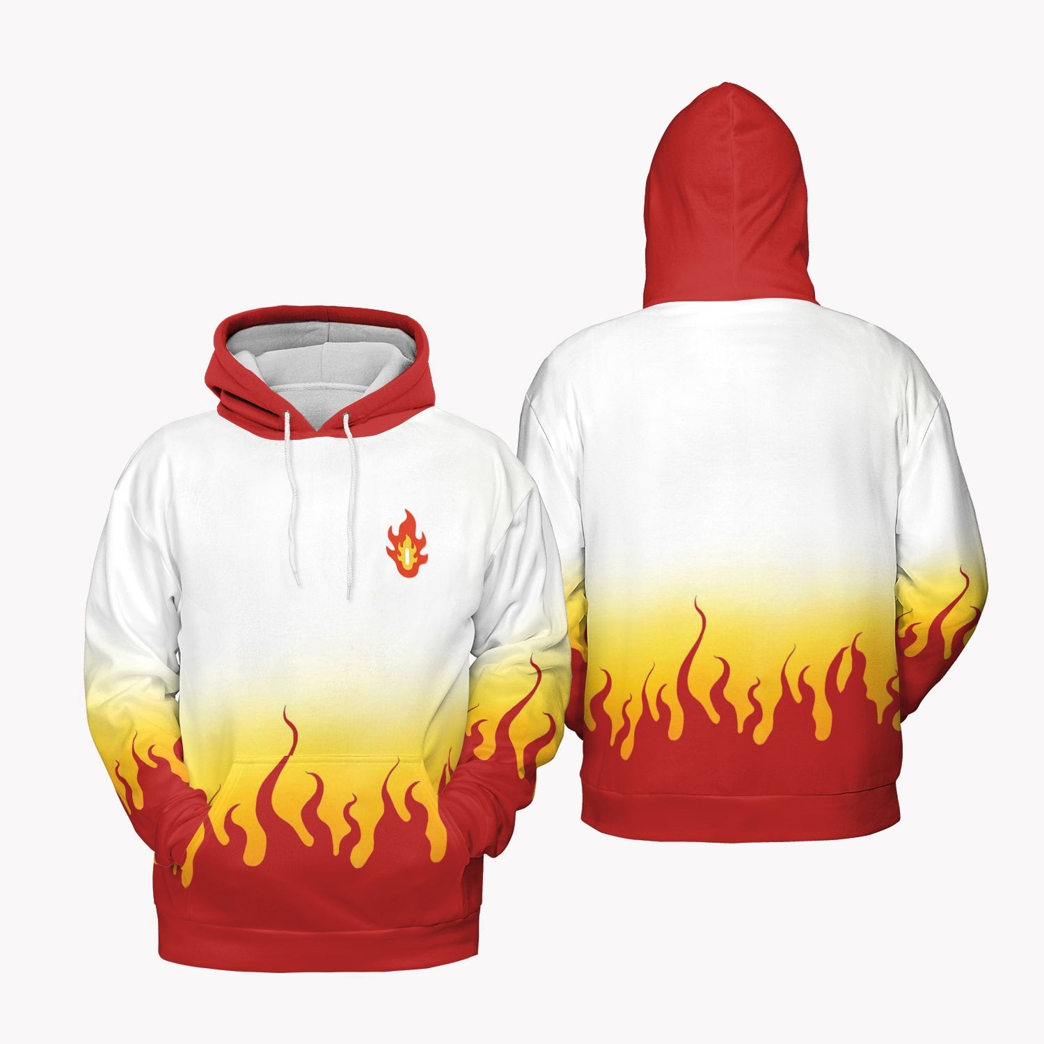 DS Flame Pillar Pullover Hoodie