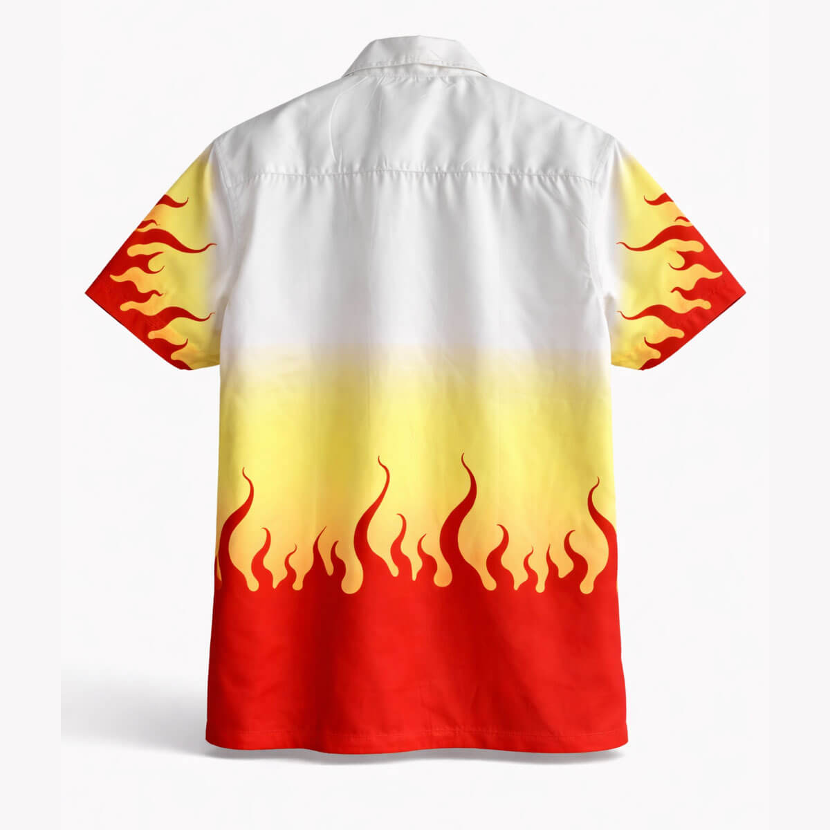 DS Classic Flame Pillar Button Up Hawaiian Shirt