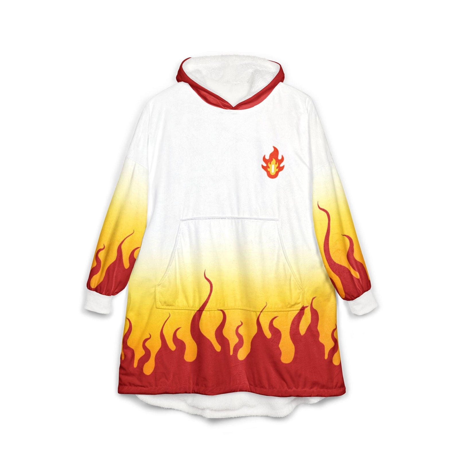 Flame Breath Slayer Oversized Blanket Hoodie