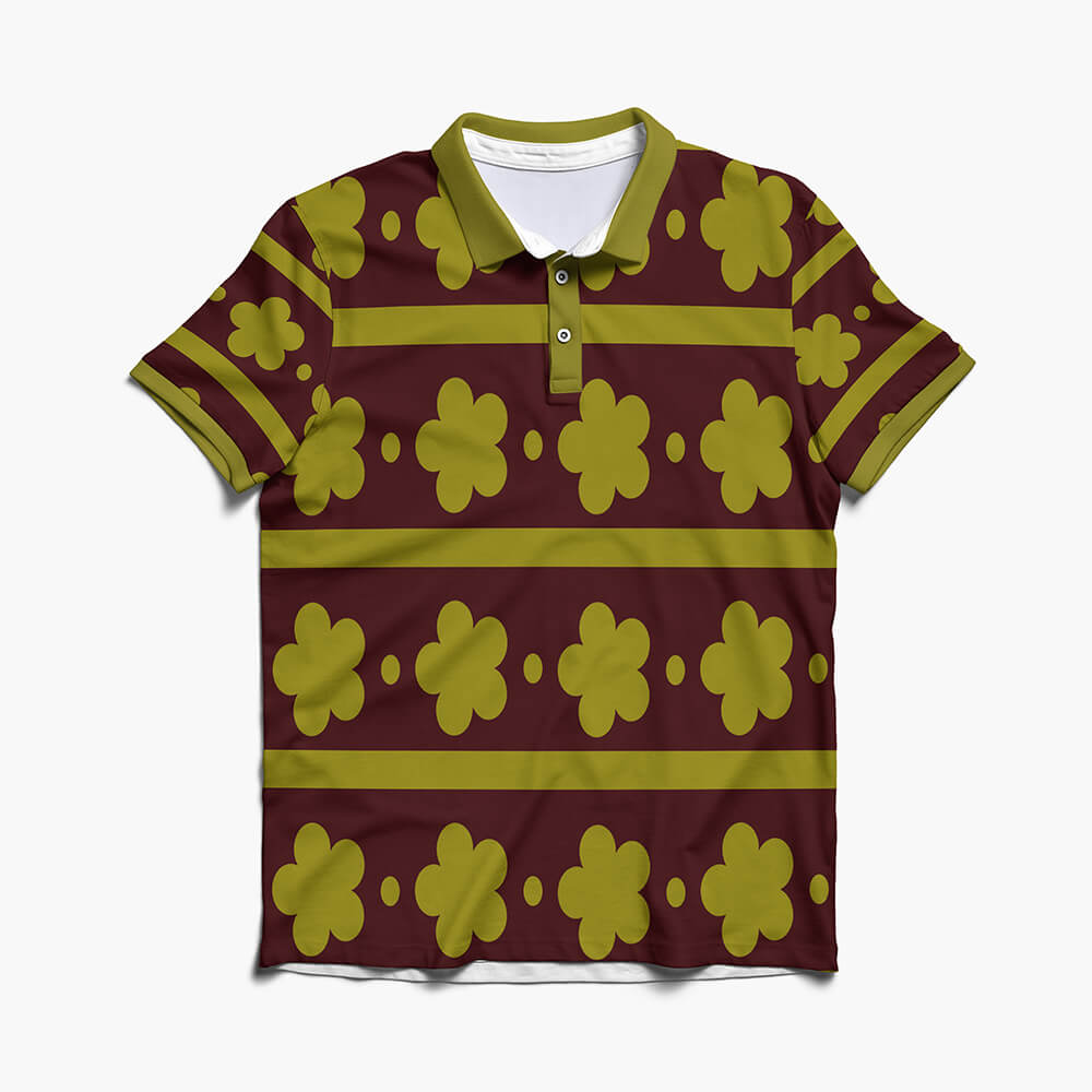 Law Wano Pattern OP Polo Shirt