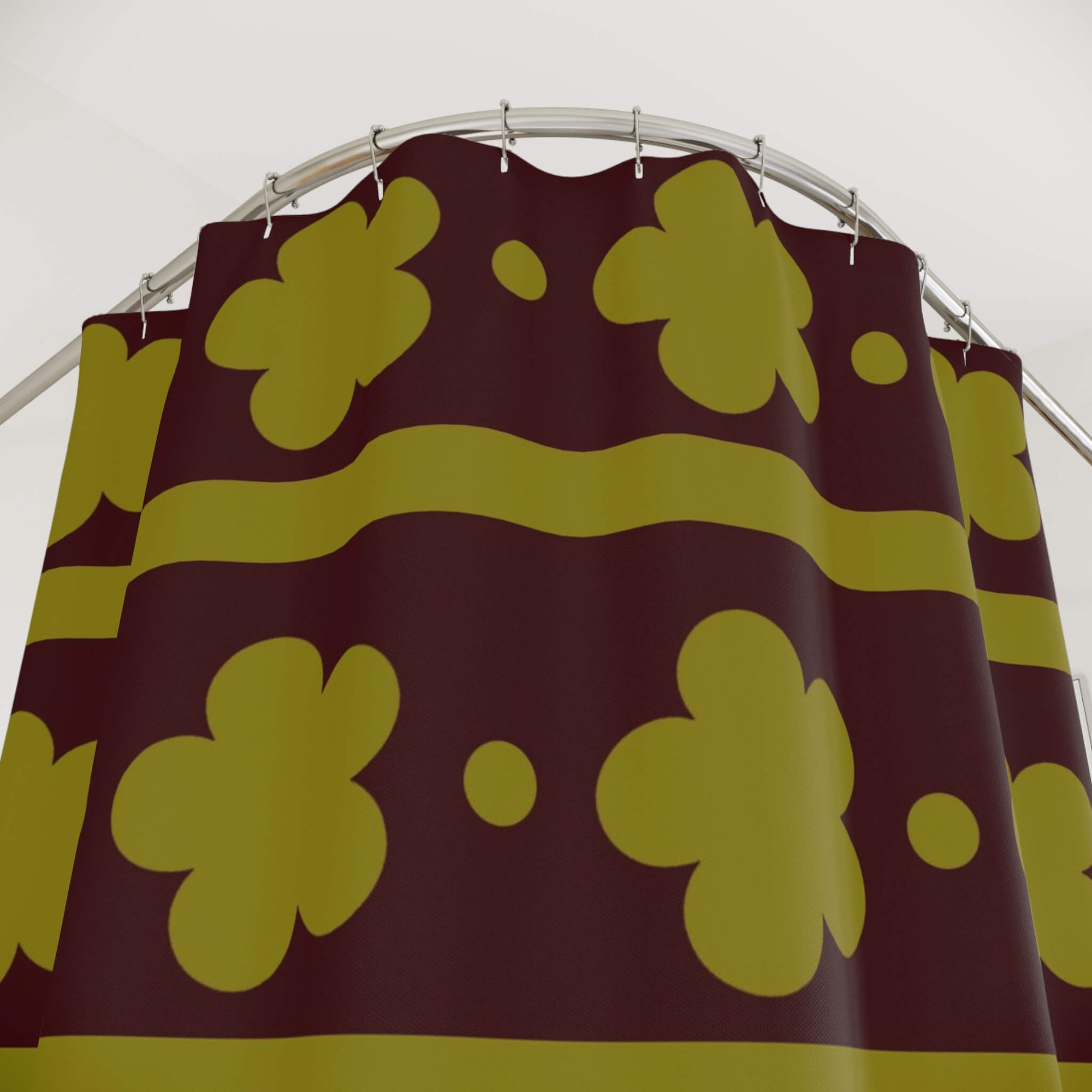 Law Wano Pattern OP Shower Curtains