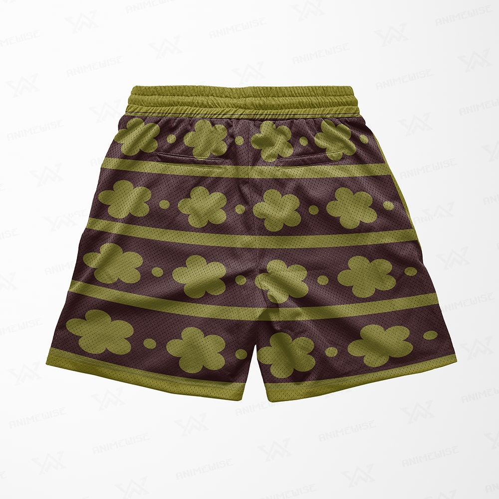 Law Wano Pattern OP Mesh shorts