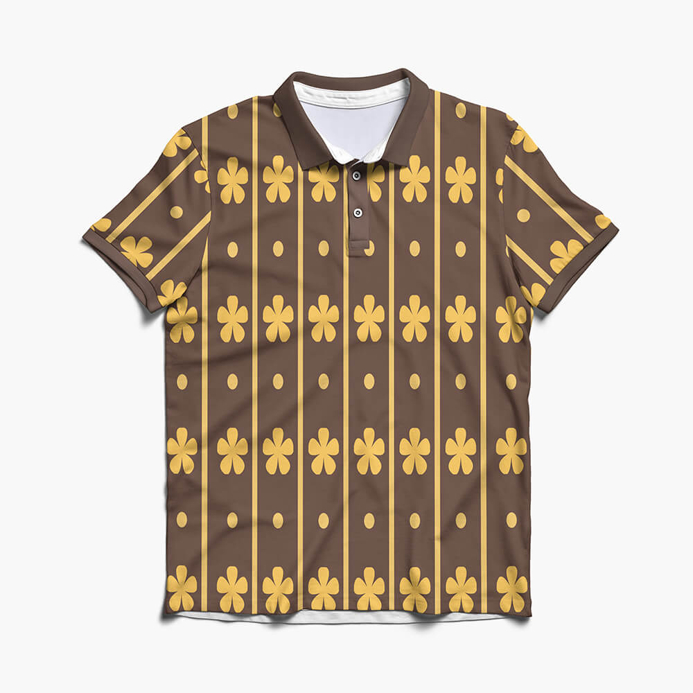 Law Wano Pattern OP Polo Shirt