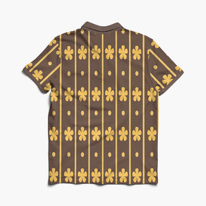 Law Wano Pattern OP Polo Shirt