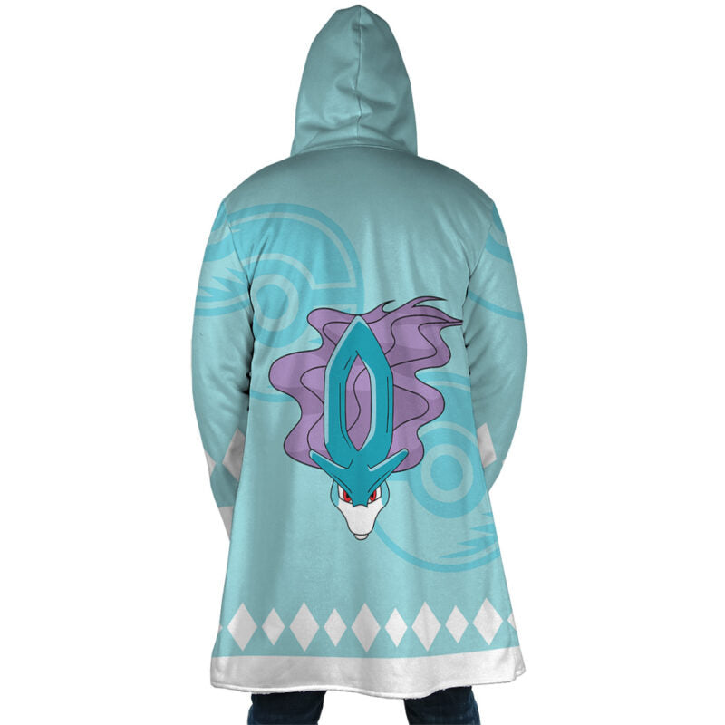 Suicune Hooded Cloak Coat