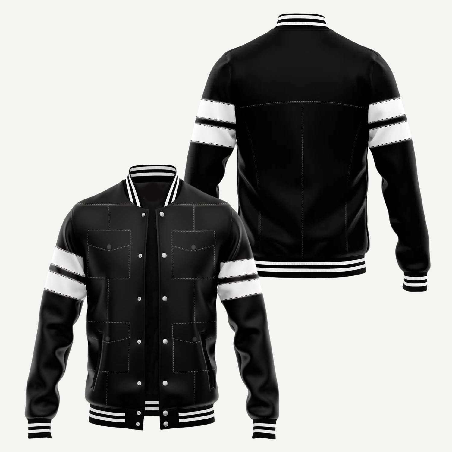 Leon Scott Kennedy Resident Evil Varsity Jacket
