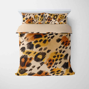 Leopard Skin Pattern Comforter Set