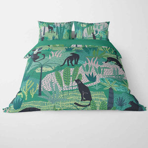 Leopards in the Jungle Duvet Cover Bedding