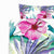 Lily Hibiscus Flower Pattern Comforter Set Bedding