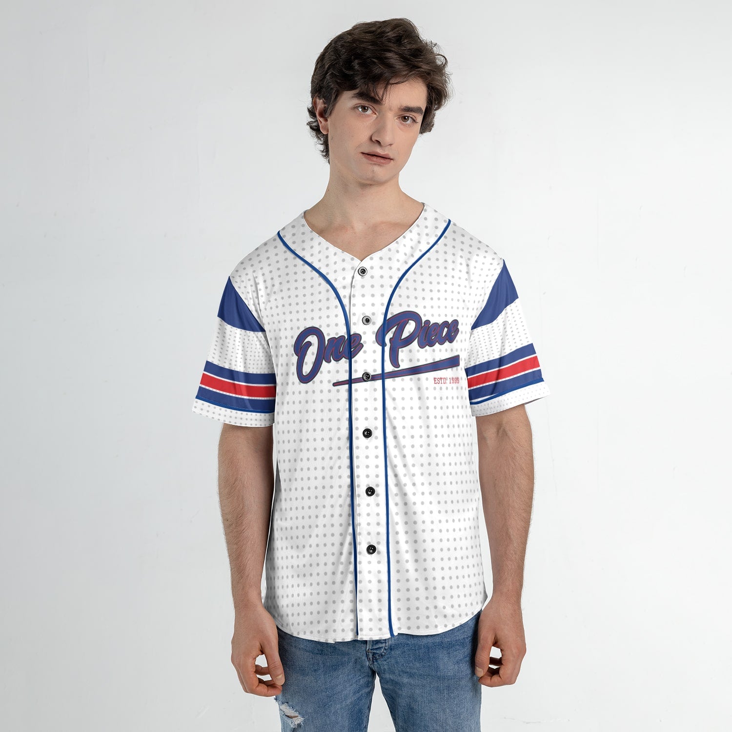 Gear 5 Luffy Clouds Baseball Jersey
