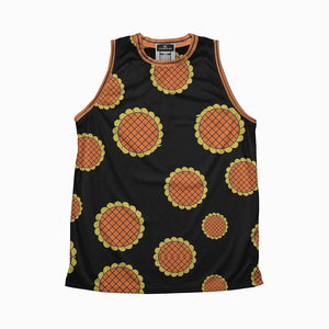 Luffy Dressrosa Arc OP Basketball Jersey