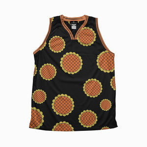 Luffy Dressrosa Arc OP Basketball Jersey