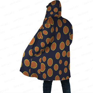 Luffy Dressrosa Sunshine Island Hooded Cloak Coat