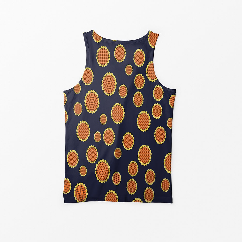 Luffy Dressrosa Arc OP Pattern Tank Top