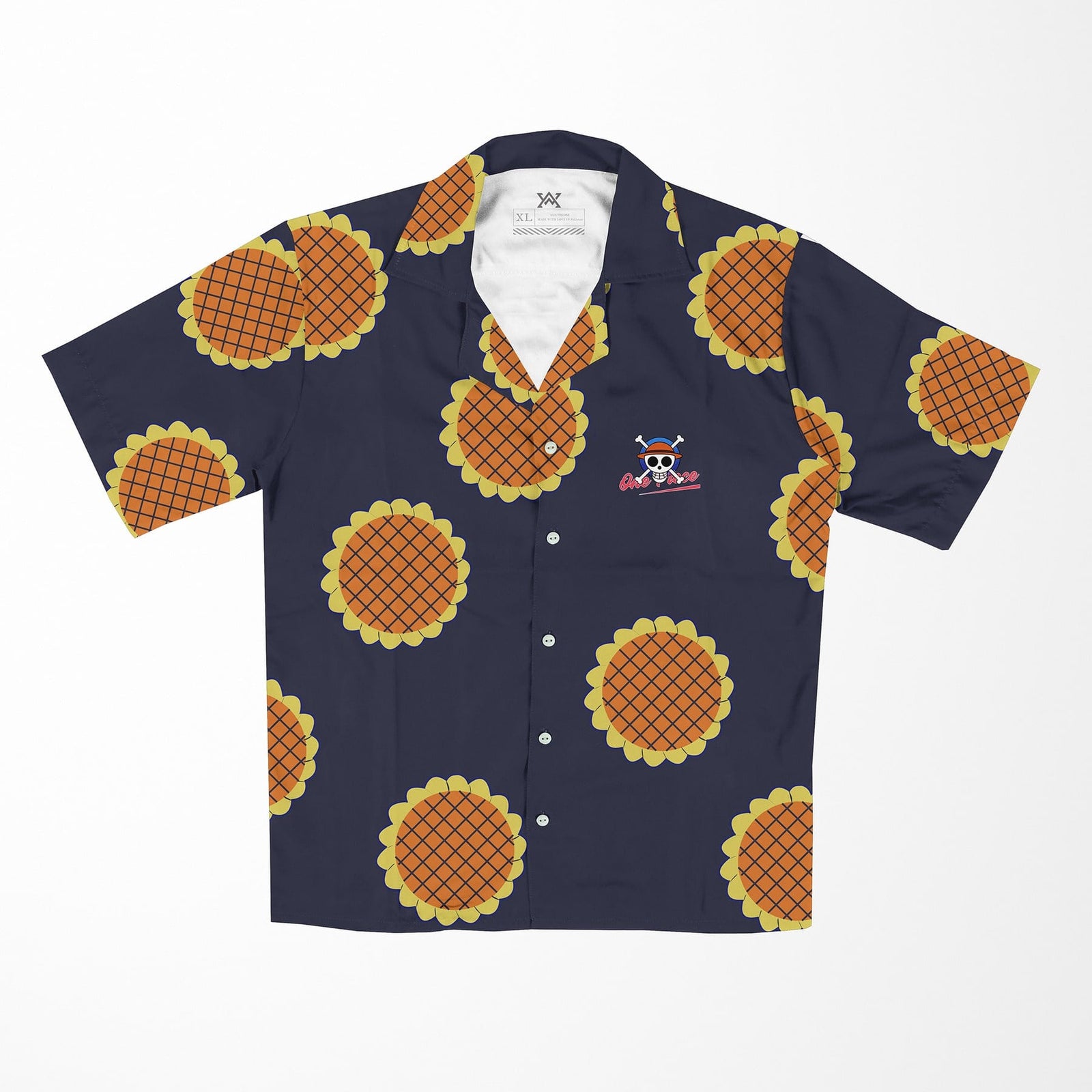 Luffy Dressrosa Hawaiian Camp Shirt