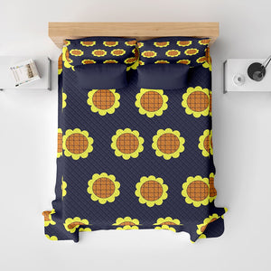Luffy Dressrosa Pattern Bedspread Quilt Set