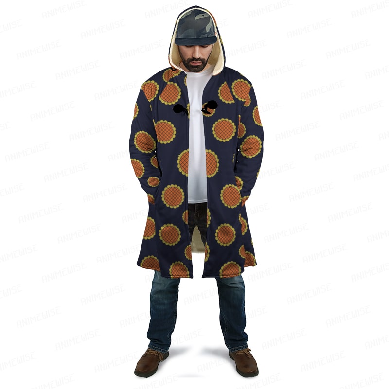 Luffy Dressrosa Hooded Cloak Coat