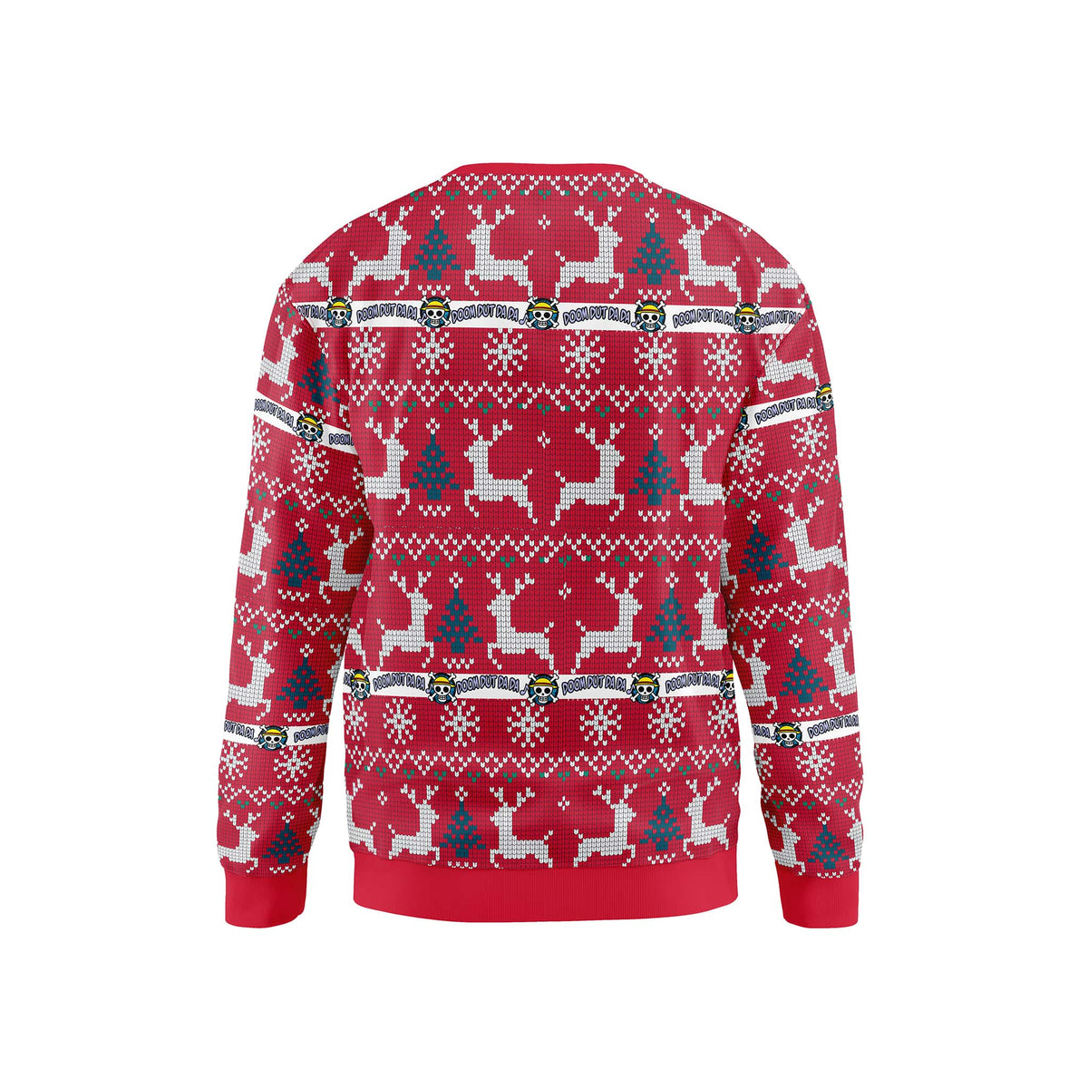 Straw Hat Jolly Roger Christmas Ugly Sweater