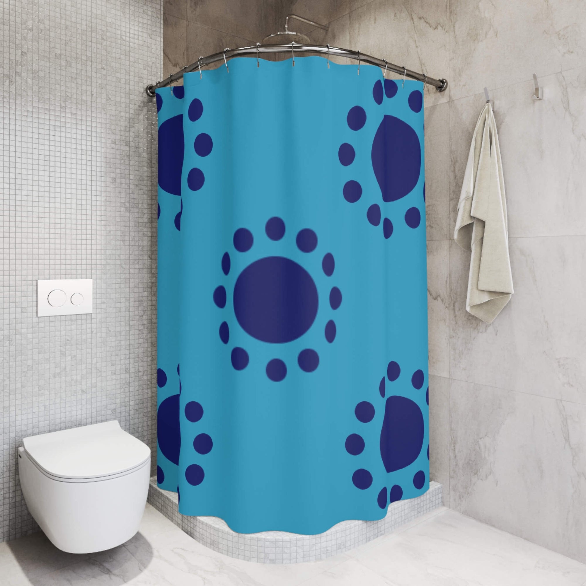 Luffy Pirate Wano Sumarai Arc OP Shower Curtains