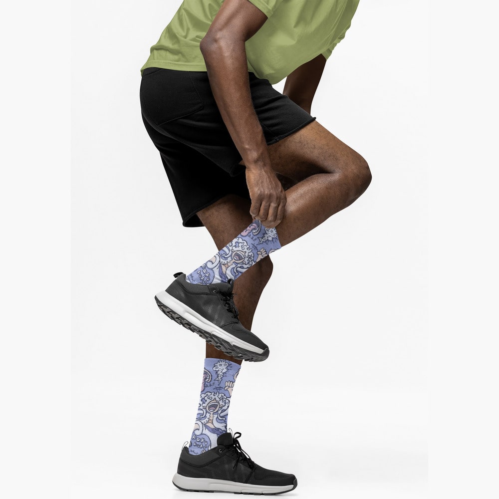 Luffy Sun God OP Socks