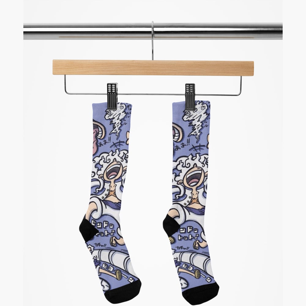 Luffy Sun God OP Socks